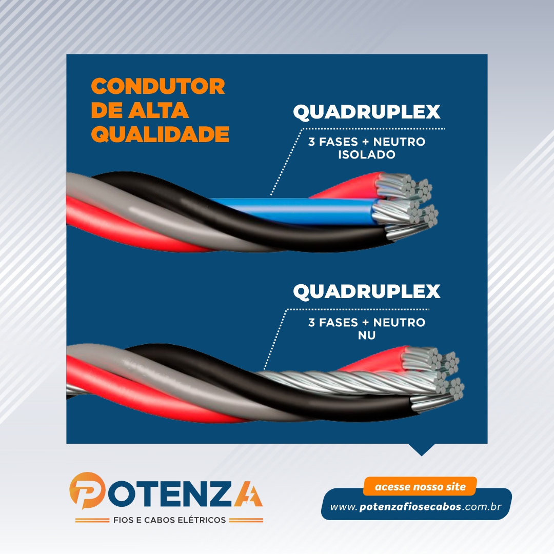 Condutor Quadruplex - Potenza