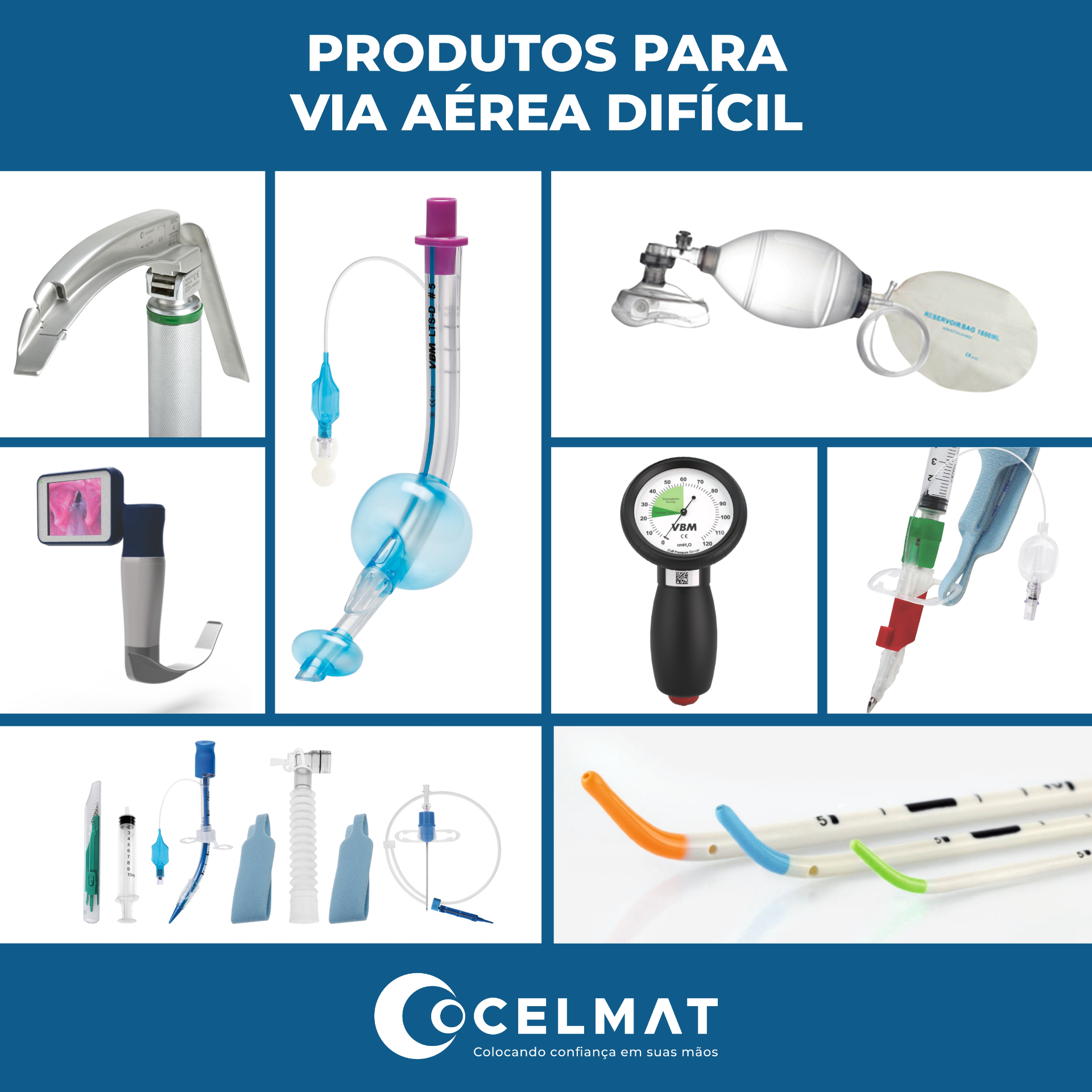 Produtos para Via Aérea Difícil