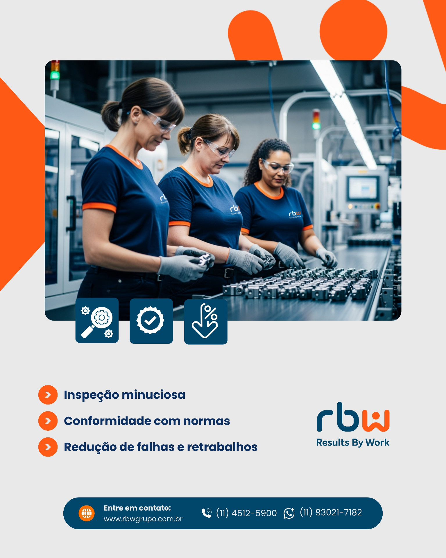 RBW Grupo - Inspeção minuciosa